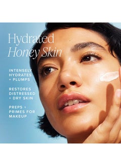 FARMACY Ceramide Face Moisturizer - Honey Halo Hydrating Facial Moisturizer For Dry Skin - Plumps, Soothes + Restores Skin With Potent Ceramides + Buckwheat Honey For A Dewy, Healthy Glow (100Ml)  - Image 2