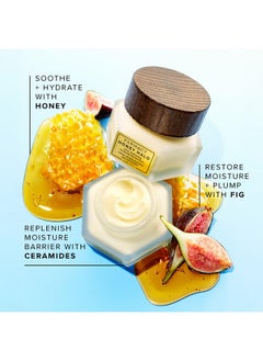 FARMACY Ceramide Face Moisturizer - Honey Halo Hydrating Facial Moisturizer For Dry Skin - Plumps, Soothes + Restores Skin With Potent Ceramides + Buckwheat Honey For A Dewy, Healthy Glow (100Ml)  - Image 4