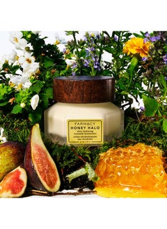 FARMACY Ceramide Face Moisturizer - Honey Halo Hydrating Facial Moisturizer For Dry Skin - Plumps, Soothes + Restores Skin With Potent Ceramides + Buckwheat Honey For A Dewy, Healthy Glow (100Ml)  - Image 3