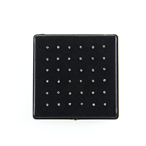 IPINK 24 Nose Rings Bone Stud CZ Gem 20G Lot 24 Pieces CZ Steel in Case Mix Colors - Image 5