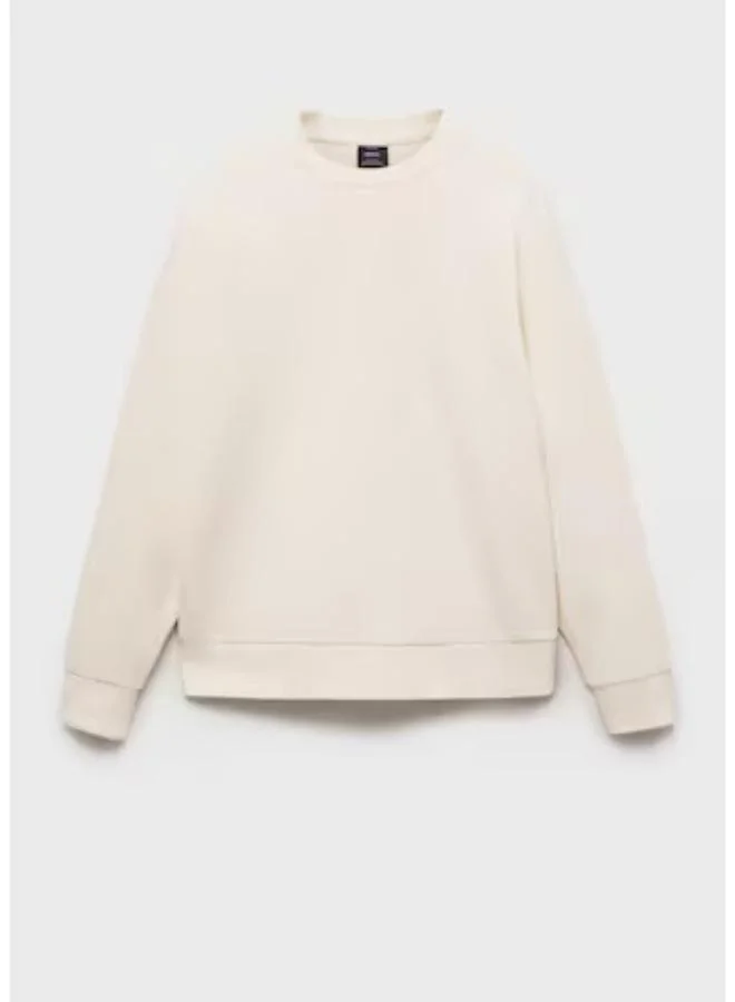 Mango Man Regular-Fit Cotton Sweatshirt