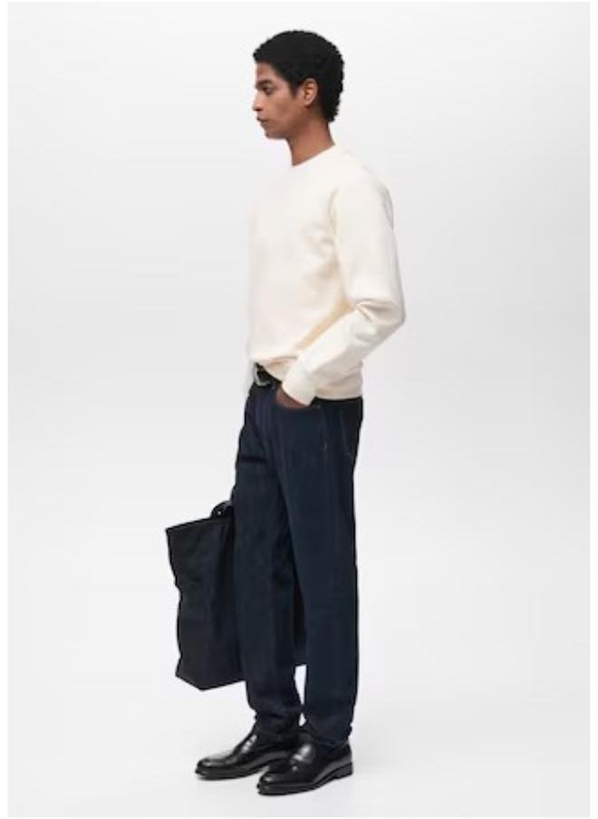 Mango Man Regular-Fit Cotton Sweatshirt  - Image 3