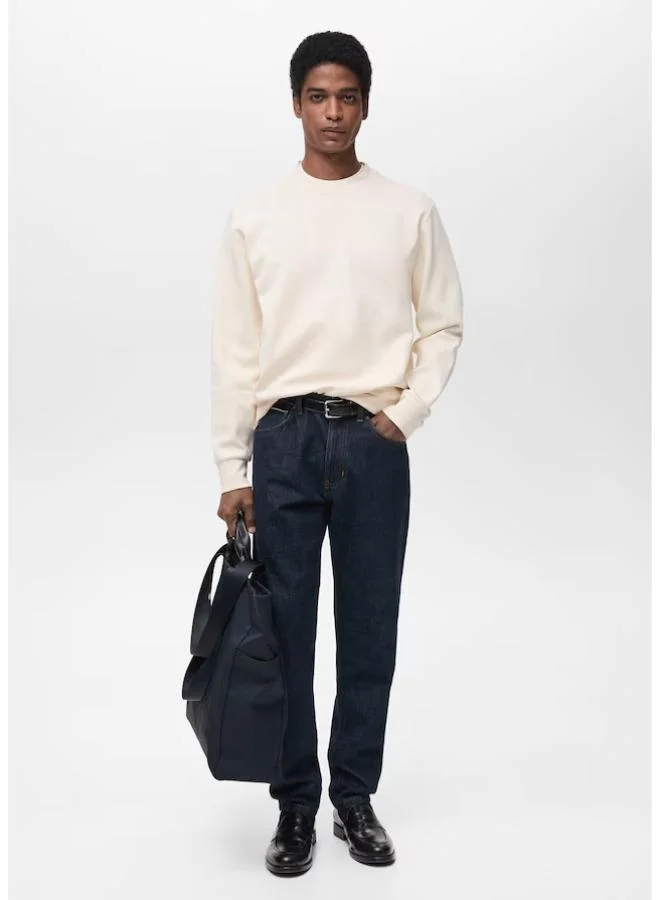 Mango Man Regular-Fit Cotton Sweatshirt