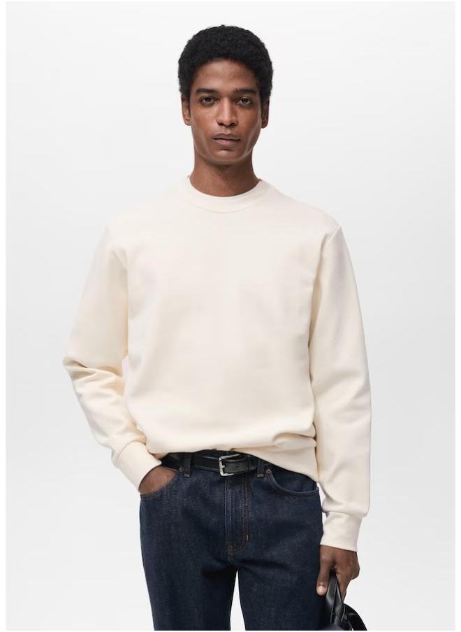 Mango Man Regular-Fit Cotton Sweatshirt  - Image 1