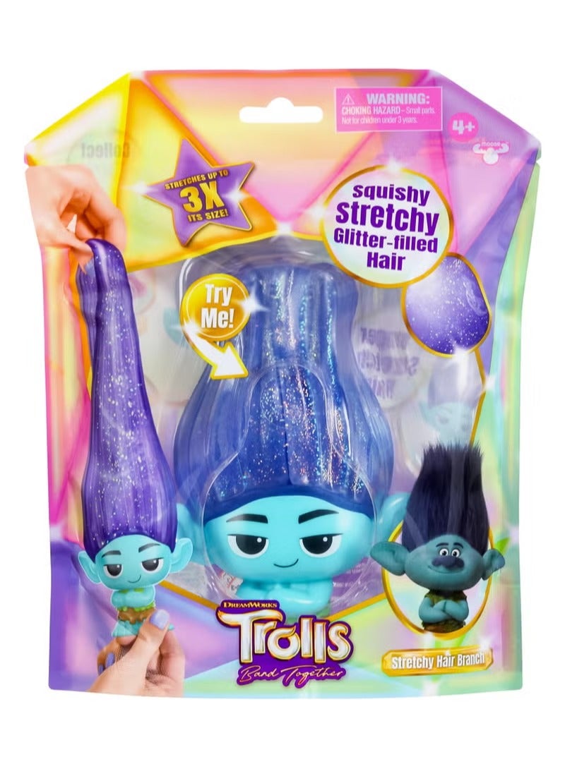 Trolls Series 1 Squishy Pack – Branch Doll (Common Packaging) - Image 1