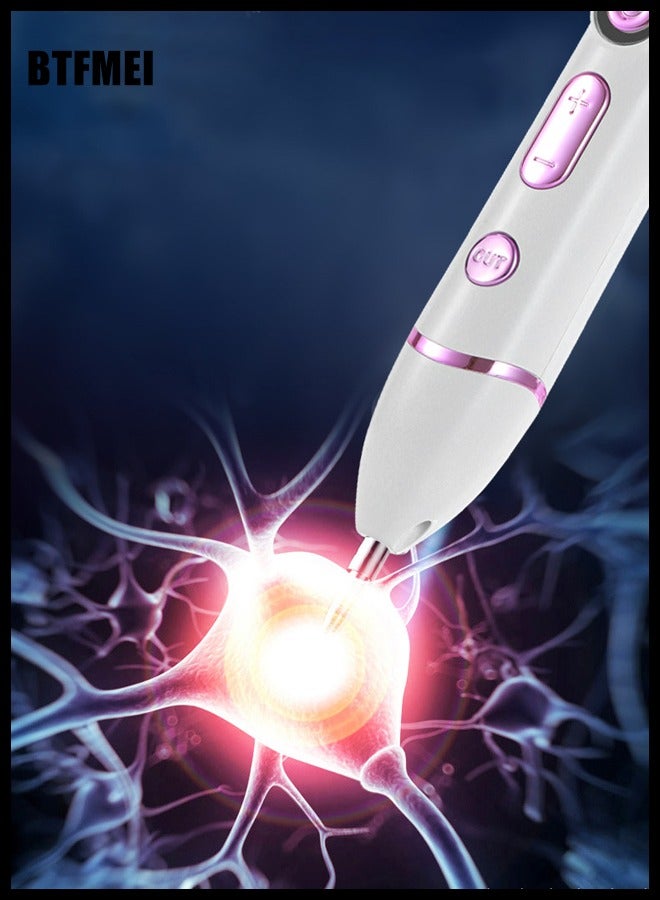 BTFMEI Laser Mole Treatment Pen, Mole Spotting Pen, Scarless Removal of Eucalyptus Spot Remover, Laser Mole Spotting Pen, Purple - Image 5