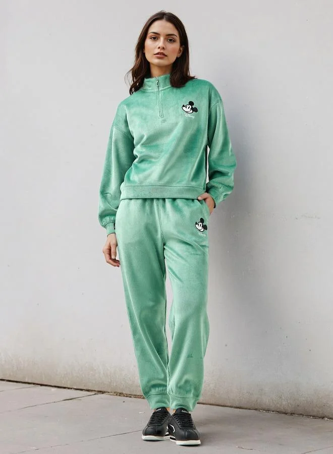 SP Characters Mickey Mouse Embroidered Sweatshirt