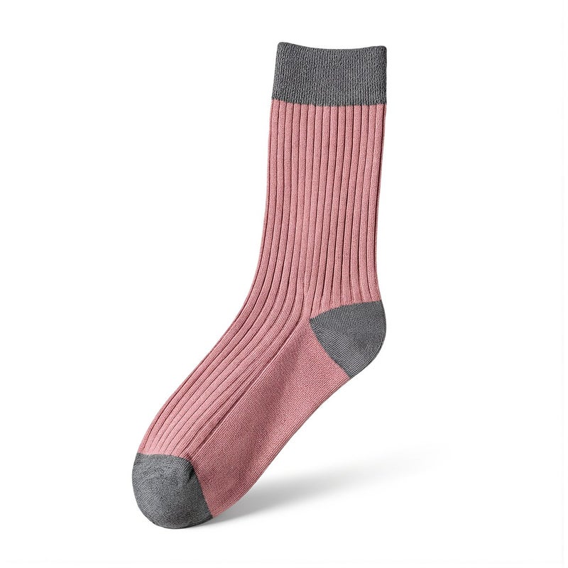 Women Heavy Duty Durable Socks Contrast Color Reinforced Wear Resistant Socks One Size - Image 4