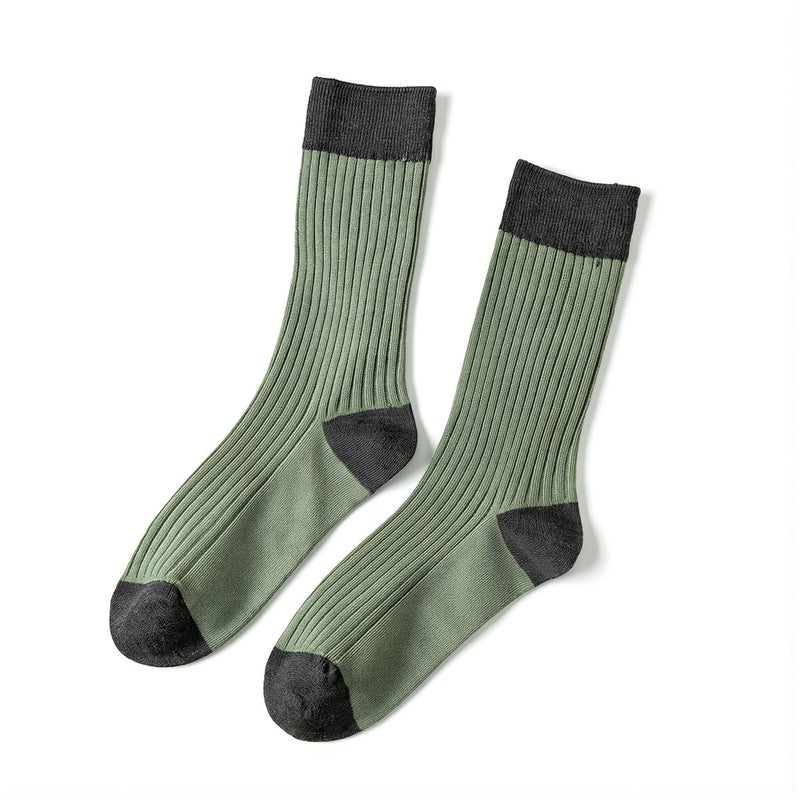 Women Heavy Duty Durable Socks Contrast Color Reinforced Wear Resistant Socks One Size - Image 1