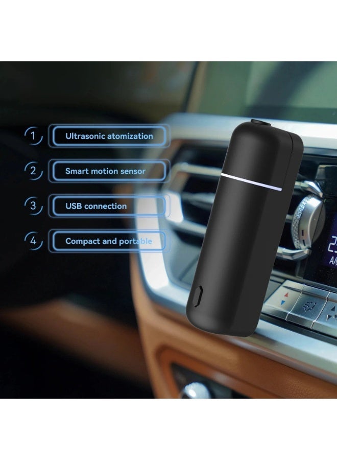 Bluejw Car Aromatherapy Diffusers for Essential Oils，Mini USB Air Scent Small Humidifier with LED Changing for Car Room Home Office Bedroom - Image 2