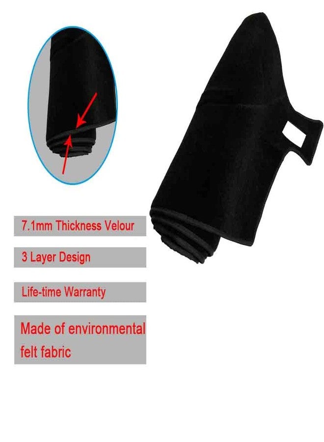 BLIBLIUNIT Dash Cover Custom Fit for 1997-2000 Chevy Chevrolet Silverado/GMC Sierra C1500 C2500 C3500 K1500 K2500 K3500, 1997-1999 GMC Yukon/Chevy Tahoe, Dashboard Cover Mat Pad(97-98, Black) - Image 4