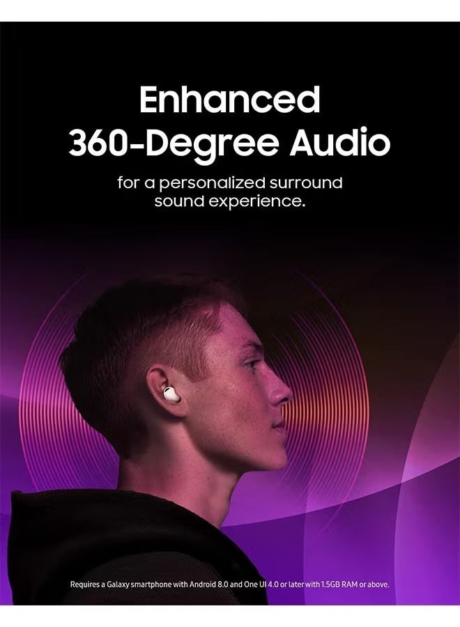 Samsung Galaxy Buds 2 Pro True Wireless Bluetooth Headset with Noise Cancellation, High Fidelity Sound, 360 Degree Audio, Comfortable Earbuds, HD Voice, Conversation Mode, IPX7 Waterproof,White - Image 5