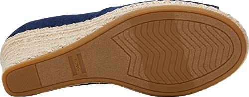TOMS Women's Michelle Wedge Sandal, Navy, 9.5 - Image 5