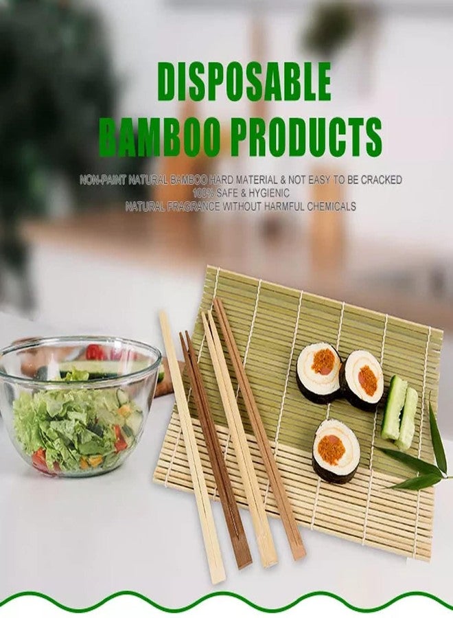 Bold Byte 10 Pairs Bamboo Wood Non-Slip Chopsticks for Sushi, Noodles, Fried Single Use Rice 24 cm - Image 5