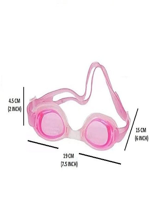 Moxtiza Adjustable Swimming Goggles for Adult and Kids Unisex No Leaking Anti Fog and UV Protection Swimming Goggles with Case, Multi Color, (Pack of 1) - Image 3