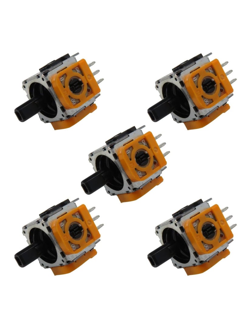 SOLARAE True OEM Quality Joystick Analog Stick Replacement (5-Pack) Compatible with Xbox One, X, S, Elite, PS4, Switch Pro Controllers w Or 10k pots, not for 360 or PS3,  High Precision Accurate - Image 3