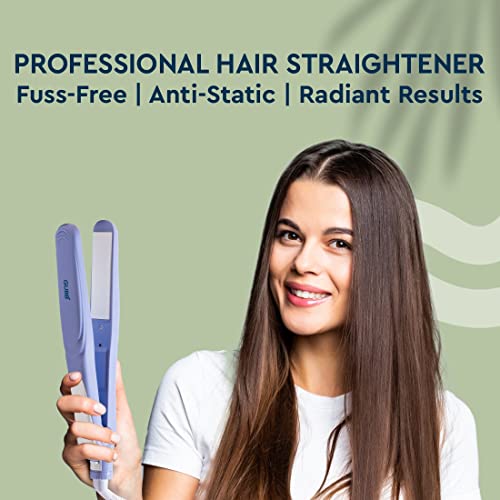 GUBB Professional Hair Straightener For Women & Men | Quick Heat Up Technology with Wide Ceramic Plates | Fuss-Free Flat Iron With Easy Lock System (Purple) - Image 2