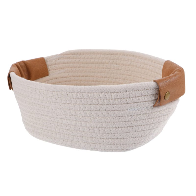 Over The Toilet Storage Basket Woven Handle Bathroom Organizer For Boys And Girls - Image 2
