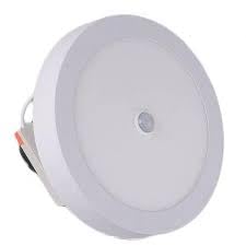 Sunix Lite Sunix Lite LX Brand Surface Mount LED Panel Light 12W with Motion Sensor Pack of 1 Cool White 6500k - Image 1