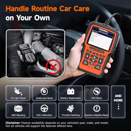FOXWELL NT510 Elite Scan Tool fit for BMW Scanner Full Diagnostic Tool OBD2 Scanner, All System Bi-Directional Control Code Reader with All Reset Services, Battery Registration Tool fit for BMW Mini - Image 5
