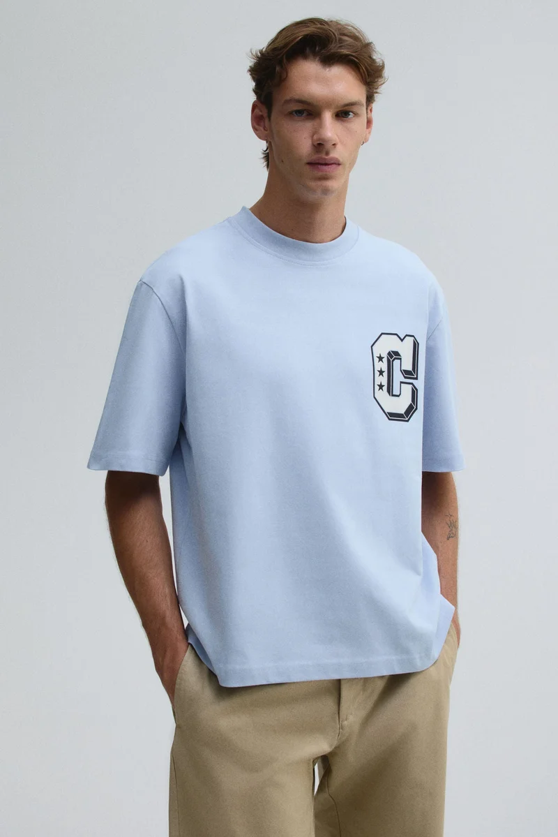 H&M Regular Fit Printed T-shirt