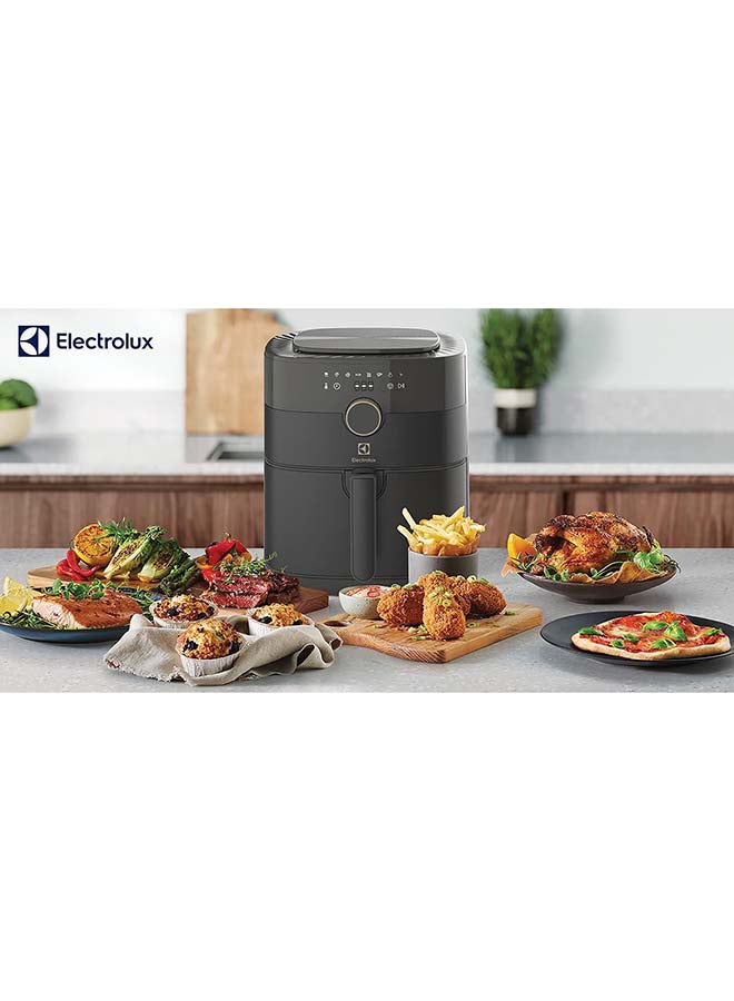 Electrolux Air Fryer With Timer And Temperature Control For Frying Without Oil, Roasting, Grilling And Baking, Rapid Hot Air Technology, Dishwasher Safe Detachable Basket For Easy Cleaning 5 L 1750 W E6AF1-520K Black - Image 3