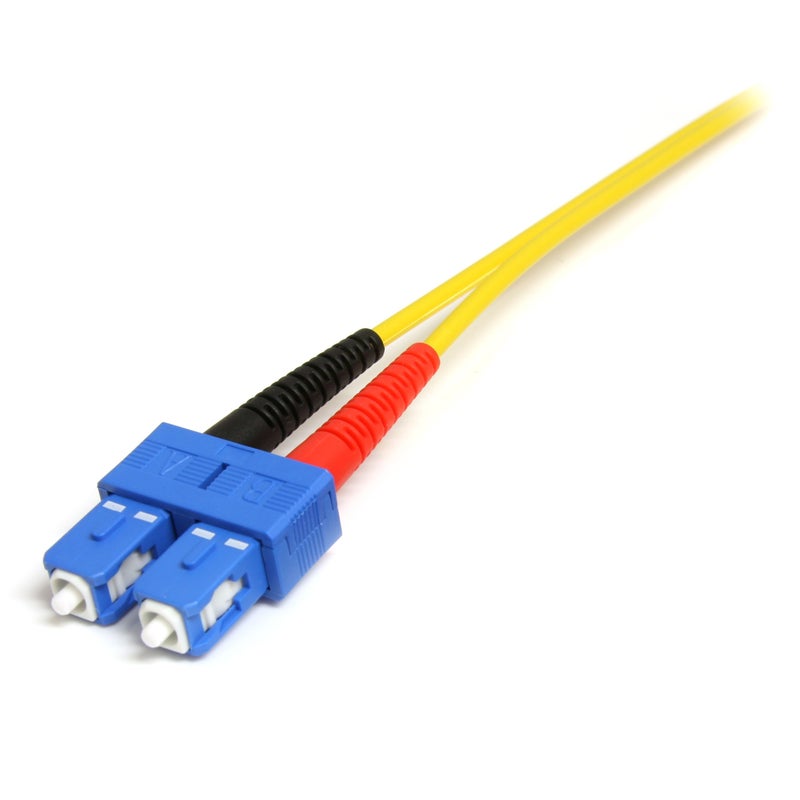 StarTech.com 1m Fiber Optic Cable - Single-Mode Duplex 9/125 LSZH Fiber Jumper Cord - LC/SC - Image 2
