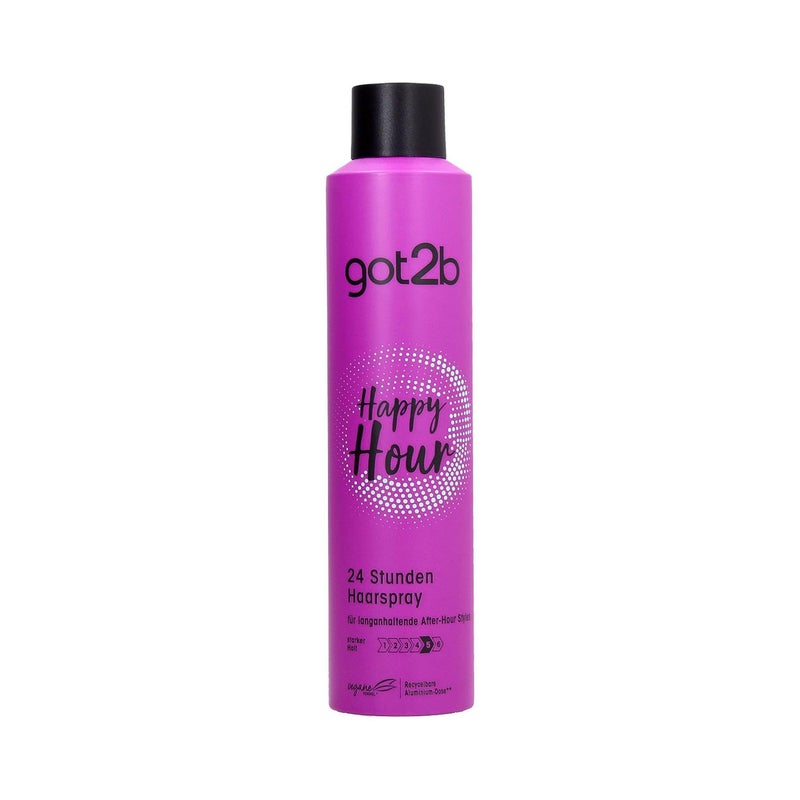 Got2B Schwarzkopf Happy Hour 24 Hour Hold Hairspray, 300 ml Packaging may vary