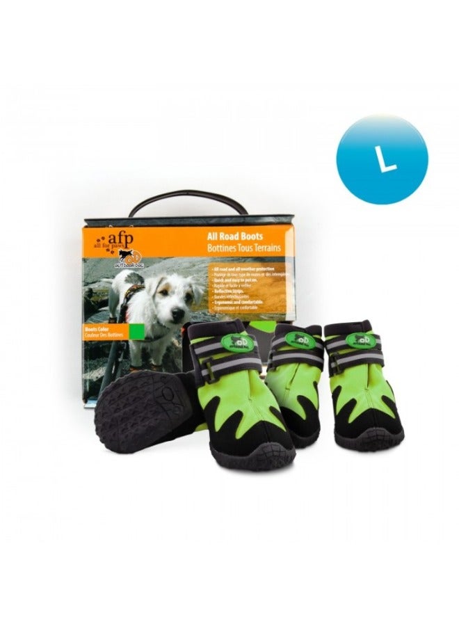 أوول فور بوز حذاء للكلاب للاستخدام الخارجي باللون الأخضر L - Image 1