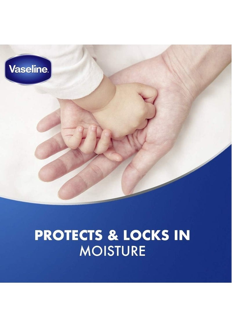 فازلين 100% جل بترولي نقي للعناية ببشرة الطفل، مهدئ وواقي، مضاد للحساسية ولطيف على البشرة، 450 مل - Image 3