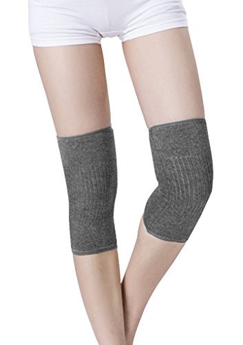Clobeau Men Women Cashmere Knee Braces Supports Leg Warmer Winter Warm Thermal Wool Cycling Ski Running Knee Brace Pad Thicken Knees Pads Sleeve Knees Warmers 1 Pair - Image 3