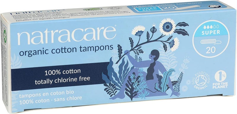 Natracare Organic NonApplicator Tampons Super x 202 Pack - Image 2