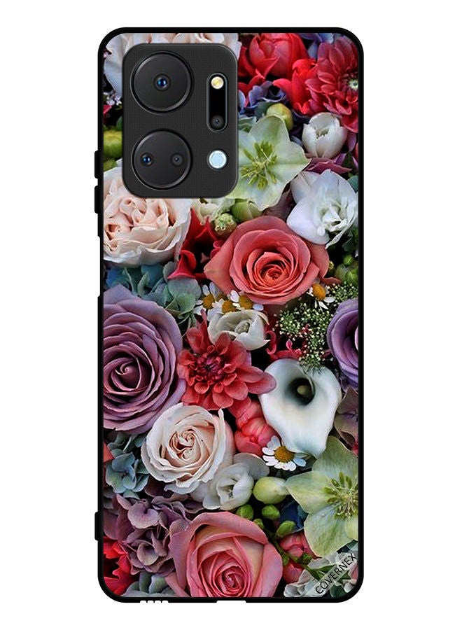 Covernex Protective Case Cover For Honor X7a Roses & Leaves Pattern - Image 1