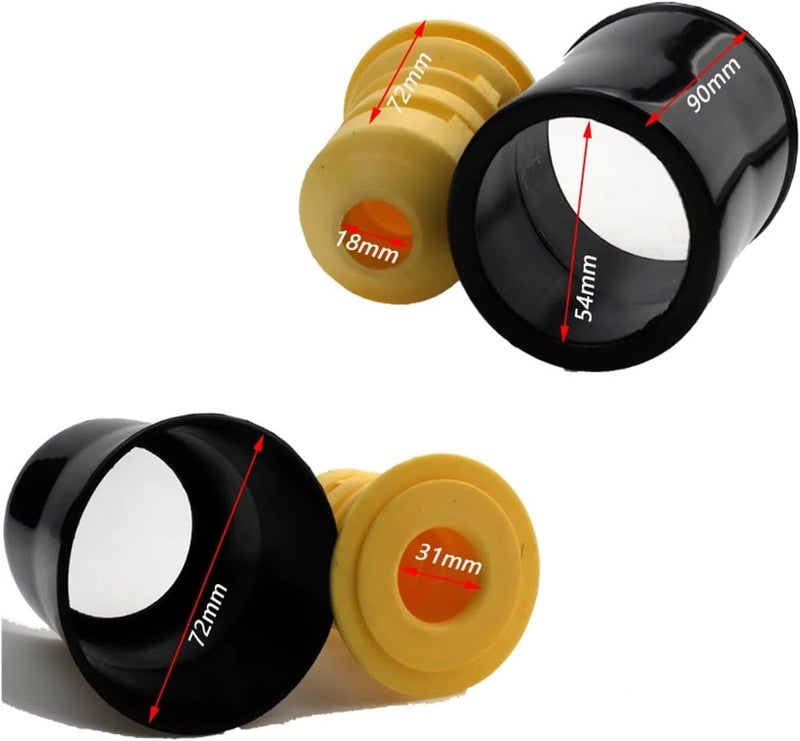 DEMULAX Front Dust Cover Air Shock Absorber Boot Set - Image 2