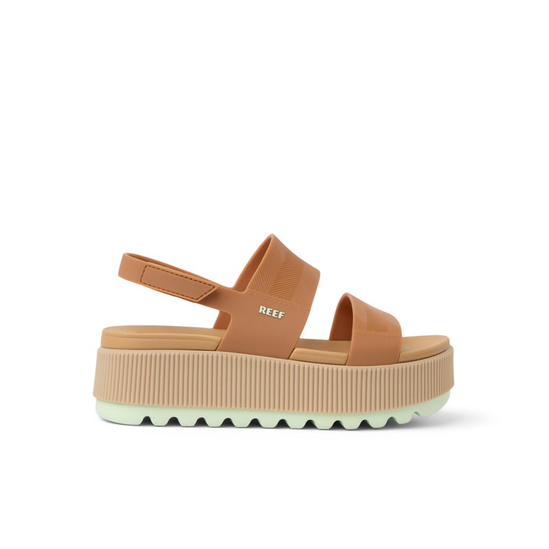 REEF Women's Water Vista Higher Platform Sandal, Water Friendly, Adjustable Strap, Almond/Ambrosia, 10 - Image 5