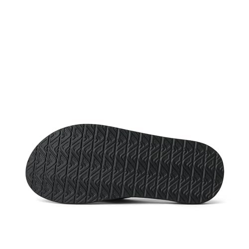 Reef Phantoms Mens Beach Flip Flop, Water Friendly, Soft and Supportive Molded Footbed, Black, 17 - Image 3