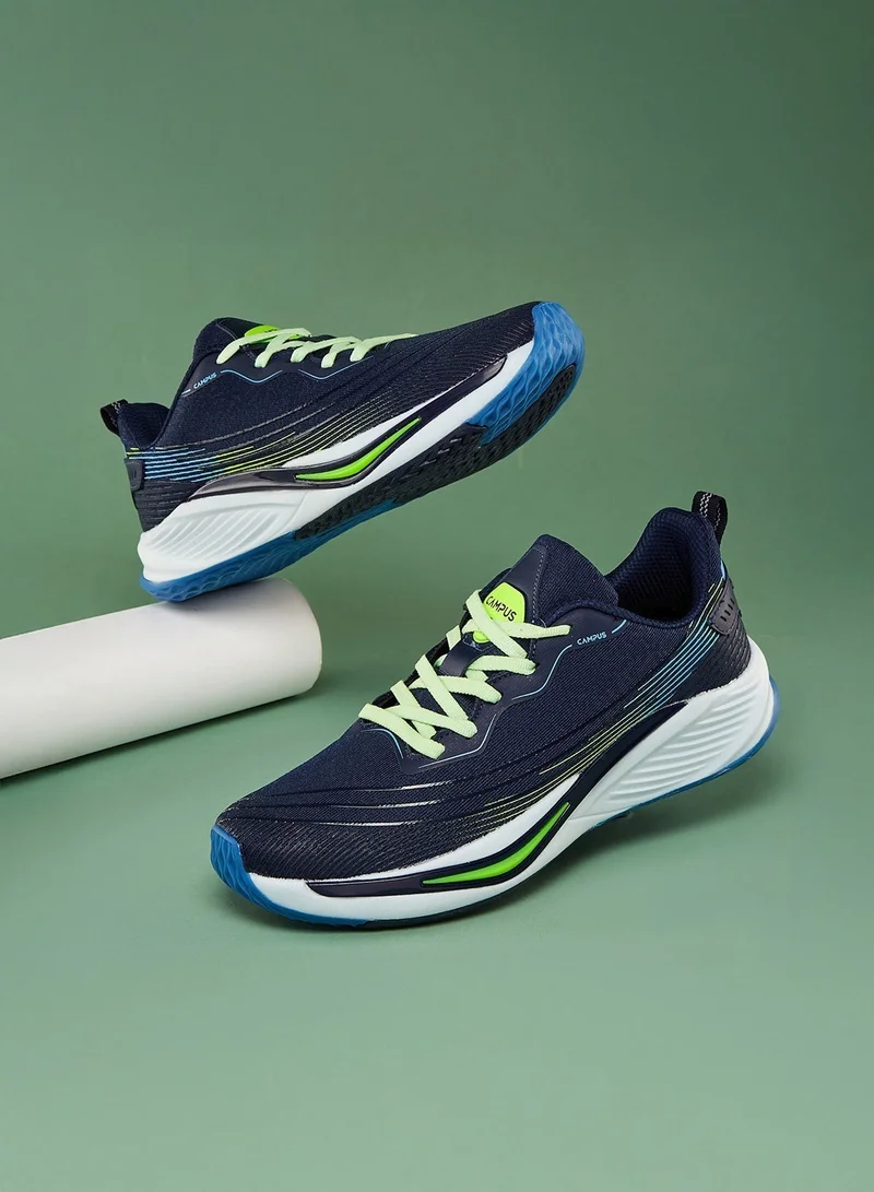 CAMPUS Men’s Navy Sneakers – Dynamic Dual-Tone Design Shoes with Stylish Colour Contrast Detailing