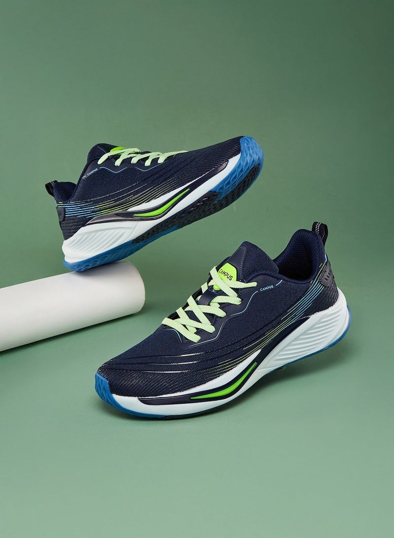 CAMPUS Men’s Navy Sneakers – Dynamic Dual-Tone Design Shoes with Stylish Colour Contrast Detailing - Image 2