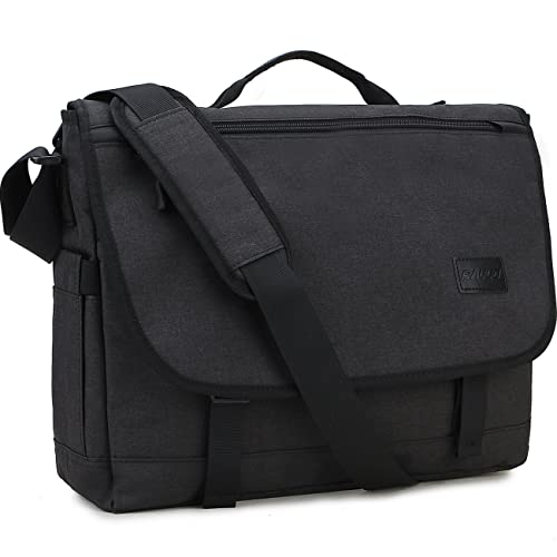 RAVUO Messenger Bag For Men, Water Resistant Lightweight Crossbody Shoulder Bag Fits 15.6 Inch Laptop College Satchel for Work - Image 1