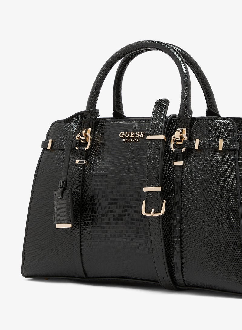 GUESS Leona Small Satchel Bag - Image 3