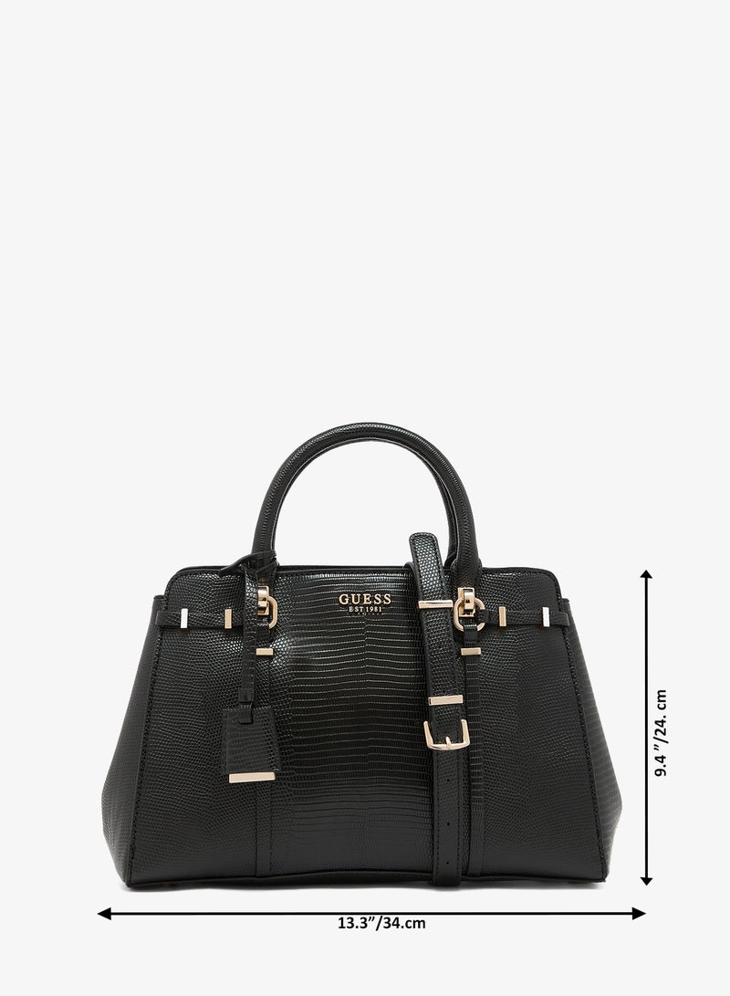 GUESS Leona Small Satchel Bag - Image 5