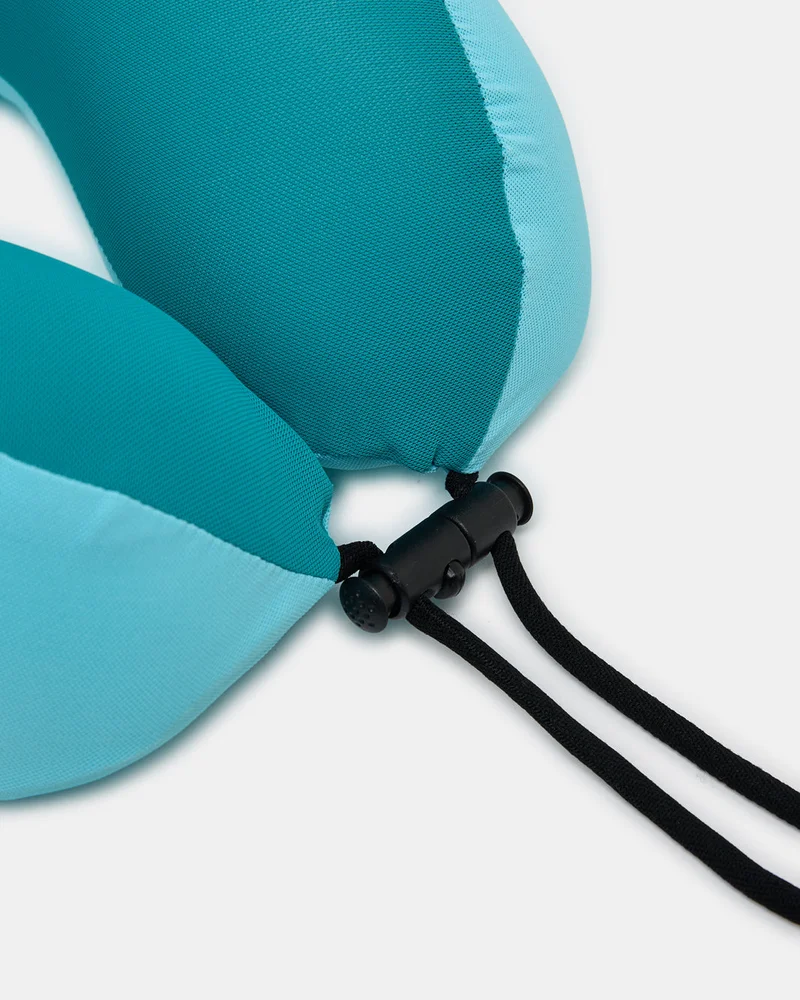 Redtag Blue Memory Foam Neck Pillow