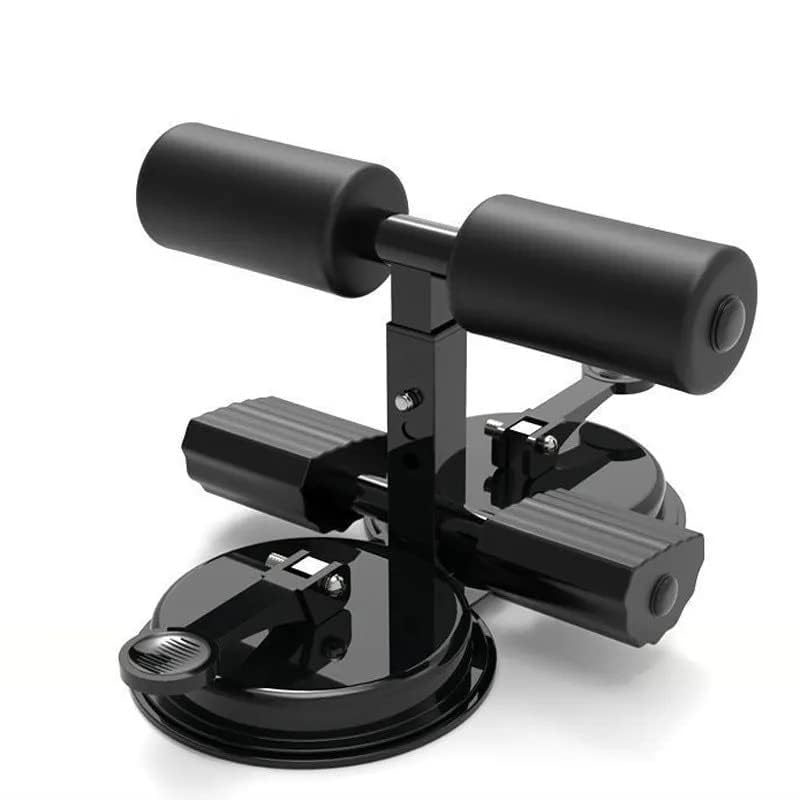 ZURATO Assistive Abdominal Chest and arm Muscles Exercise Adjustable Assistant Fitness Equipment Double Suction Cup Home Workout Healthy Abdomen Press Leg Support (Black) - Image 2