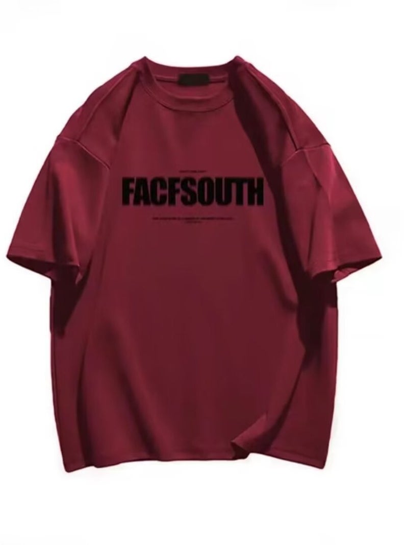 Short-Sleeved T-Shirt Men'S Instagram Popular Brand Hip-Hop Crewneck Base Shirt Top For Summer - Image 4