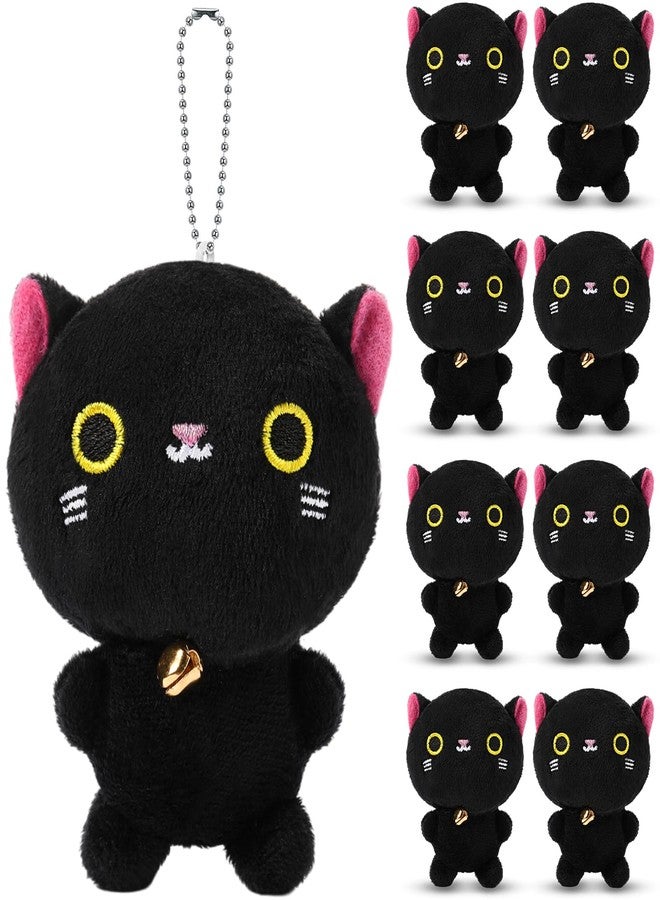 Zomiboo 9 Pcs Cat Stuffed Animals Bulk Mini Plush Cat Stuffed Kitten Soft Doll Plush Toys for Operation Christmas DIY Keychain Classroom School Animals Pet Party Favors(Elegant Style) - Image 1