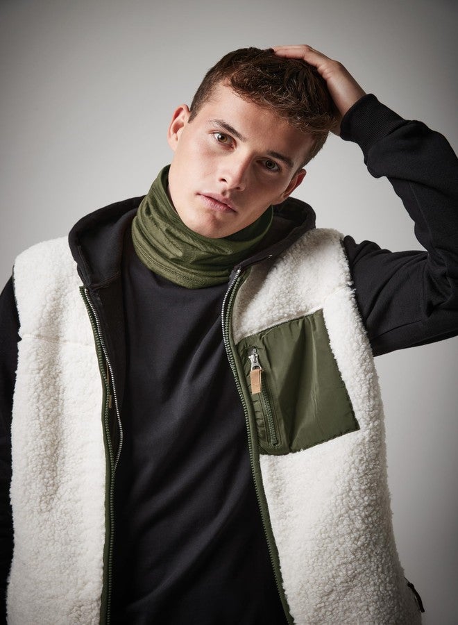 ASVP Shop Merino Wool Multi-Purpose Neck Gaiter - 100% Merino Wool Face Mask, Skiing Neck Warmer, Breathable & Quick-Drying Headwear (Green) - Image 2