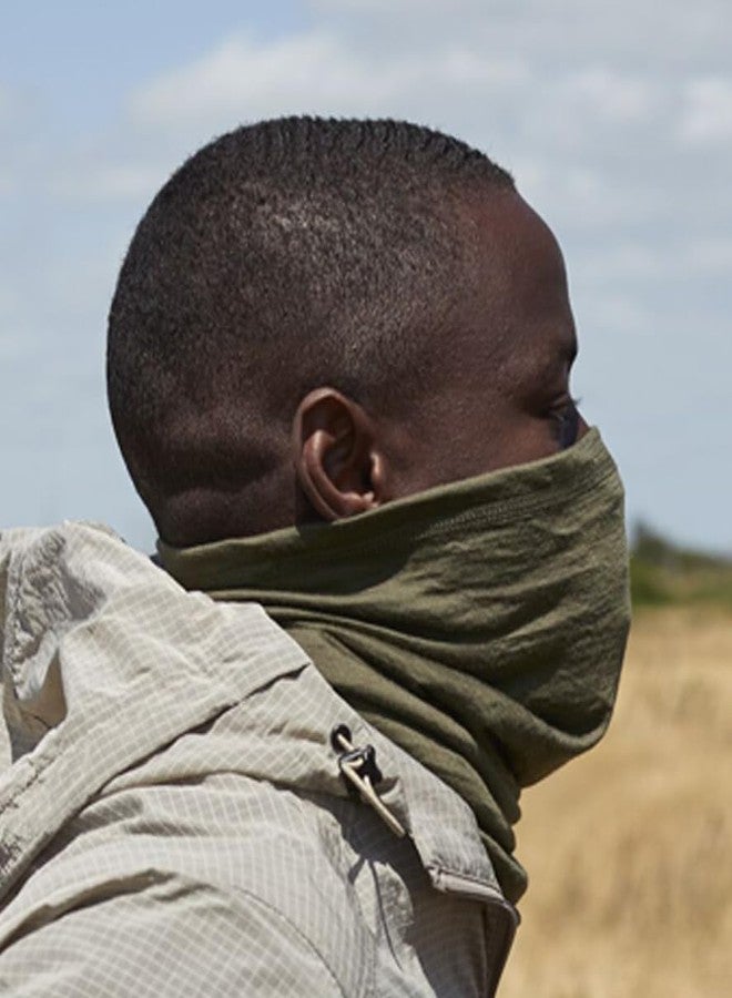 ASVP Shop Merino Wool Multi-Purpose Neck Gaiter - 100% Merino Wool Face Mask, Skiing Neck Warmer, Breathable & Quick-Drying Headwear (Green) - Image 5