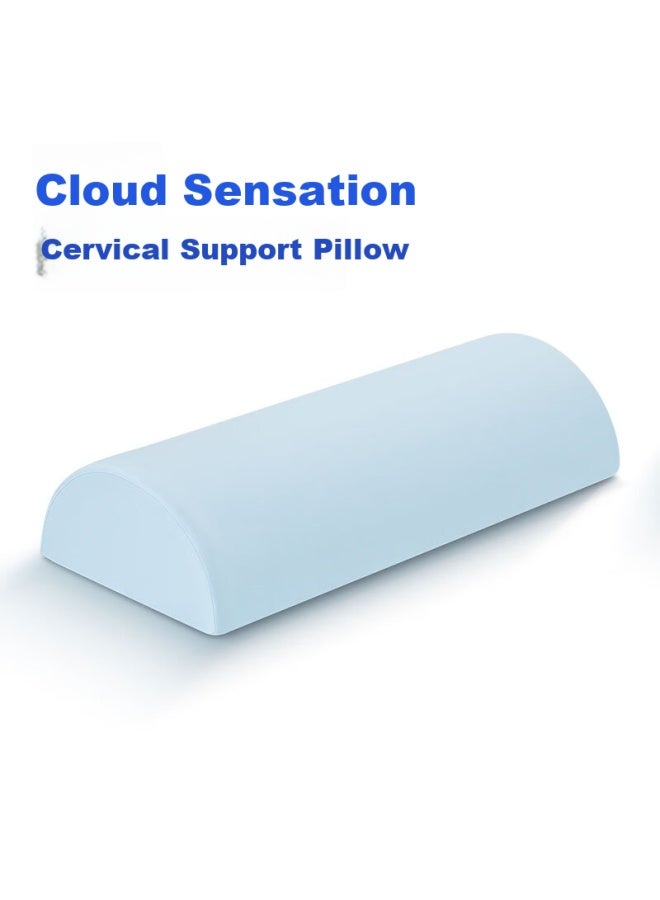Aeromax Aolumasi Memory Foam Cervical Pillow, Semi-circular Support For Neck And Shoulder, Sleep Pillow, Multifunctional Pillow, Cloud-like Feel, 7cm - Image 1