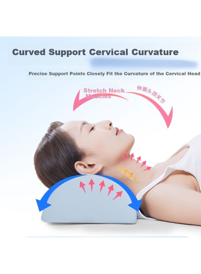 Aeromax Aolumasi Memory Foam Cervical Pillow, Semi-circular Support For Neck And Shoulder, Sleep Pillow, Multifunctional Pillow, Cloud-like Feel, 7cm - Image 3