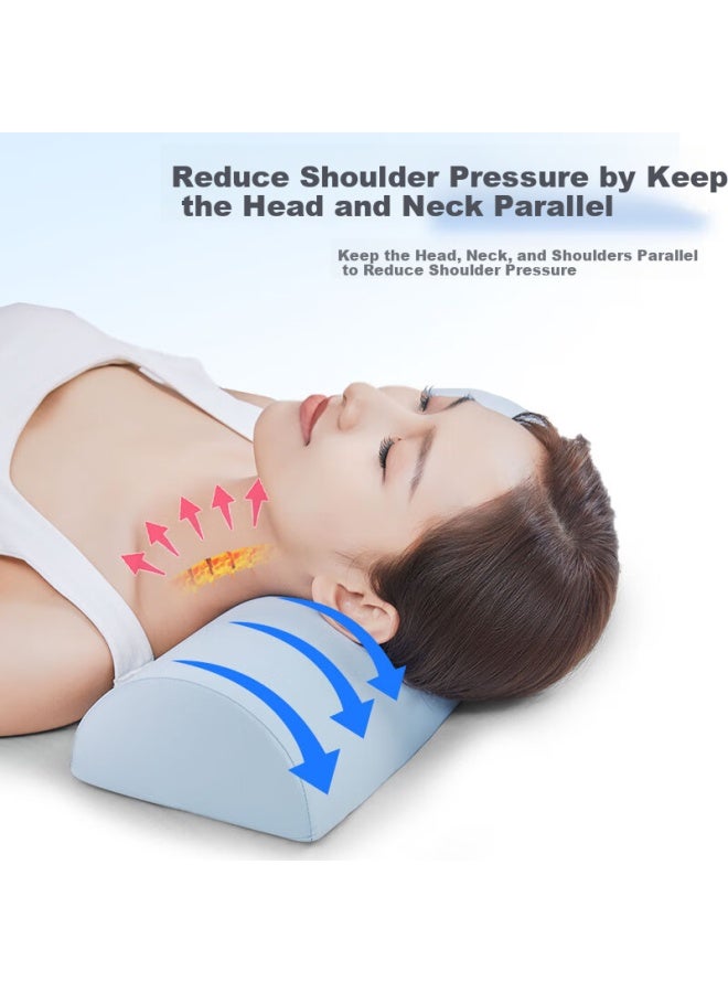 Aeromax Aolumasi Memory Foam Cervical Pillow, Semi-circular Support For Neck And Shoulder, Sleep Pillow, Multifunctional Pillow, Cloud-like Feel, 7cm - Image 2